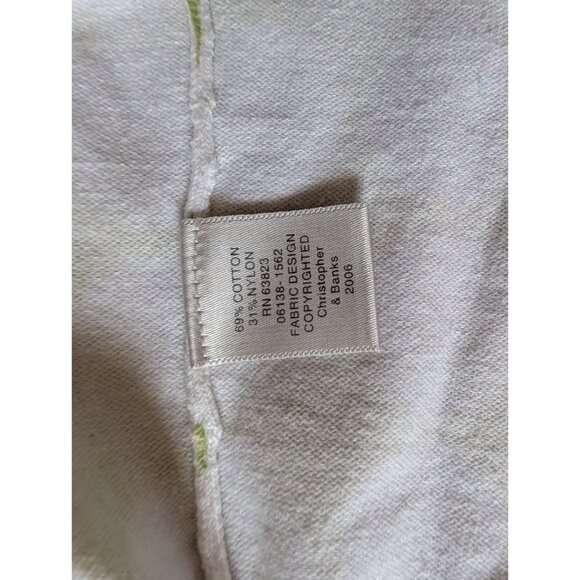 Christopher & Banks Womens XL Green White Polka Dot Cardigan & Tank Set - Picture 6 of 12